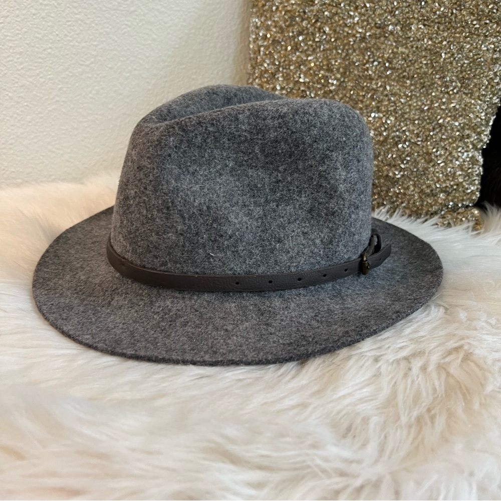 World Market Grey Fedora Hat